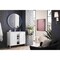 James Martin Vanities Alicante 39.5in Single Vanity, Glossy White, Brushed Nickel w/ White Glossy Composite Stone Top E110V39.5GWBNKWG - alternate 6